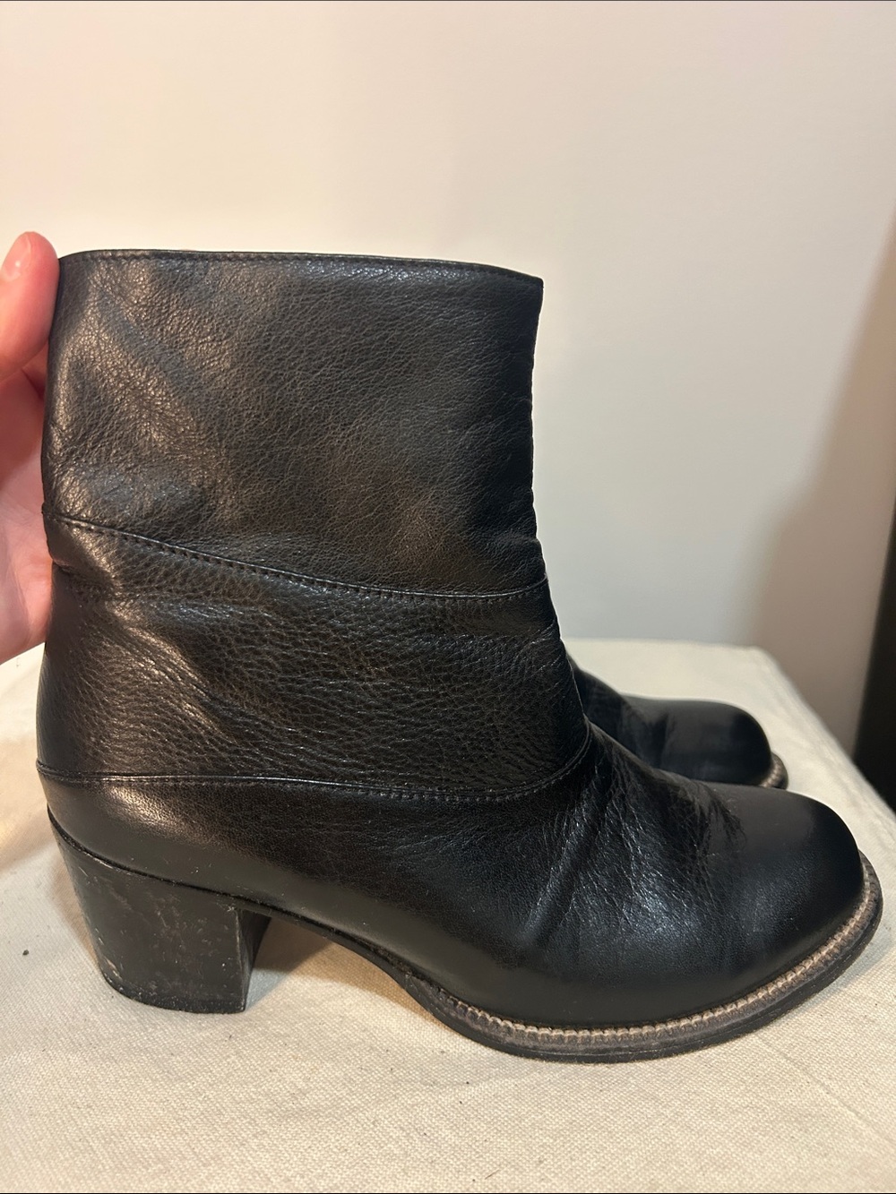 Made in Mexico - Leather Western Style Ankle Boots